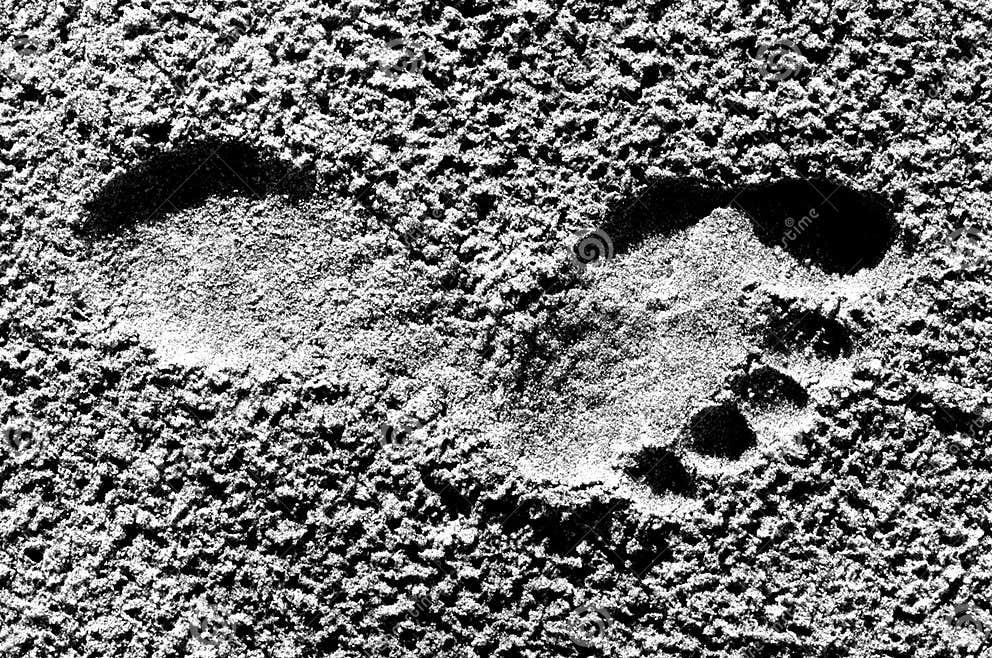 Foot mark stock image. Image of background, footprint 8904737