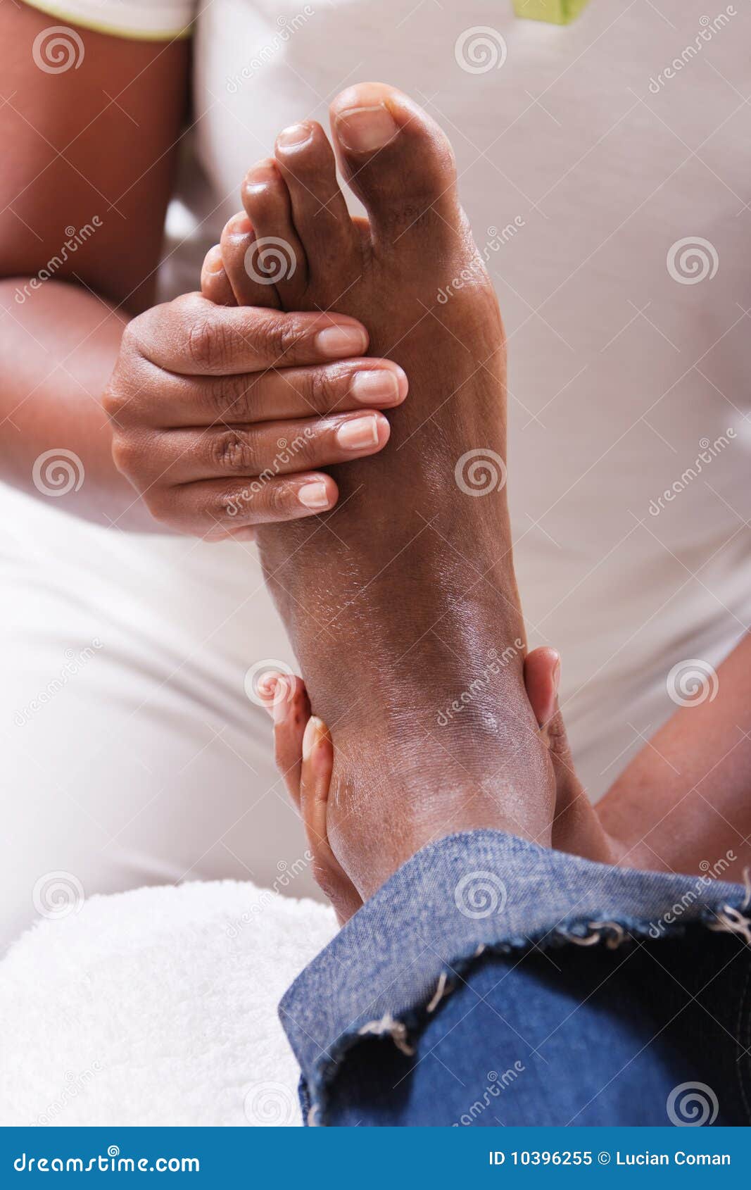 Foot Massage Stock Image Image Of Medicine People Nurse 10396255