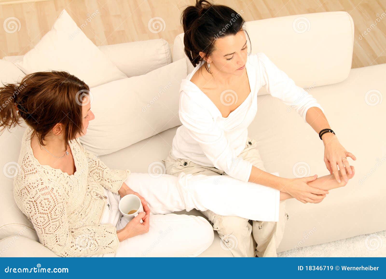 Foot Massage stock image. Image of room, couch, white - 18346719