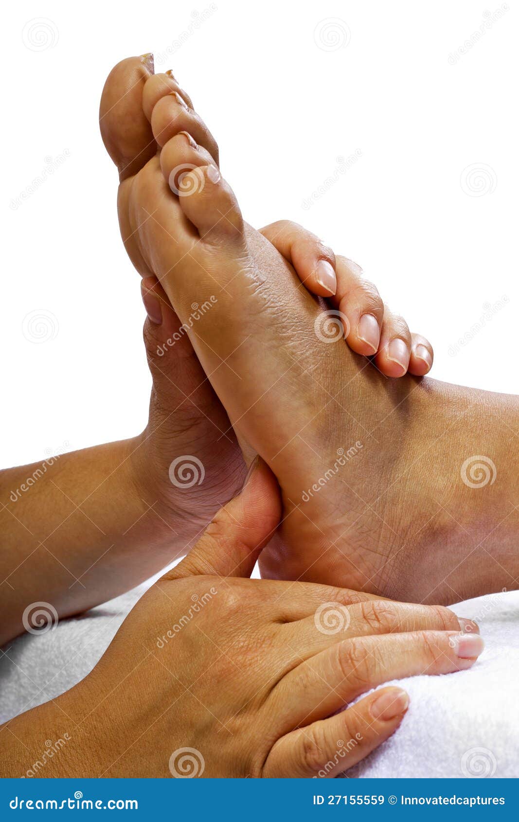 Foot massage stock image. Image of girl, care, holding 27155559