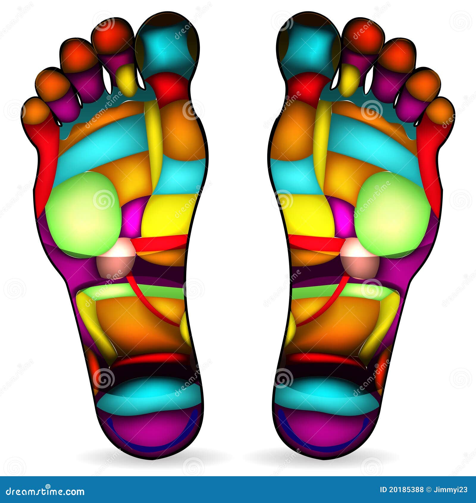 Thai Reflexology Chart