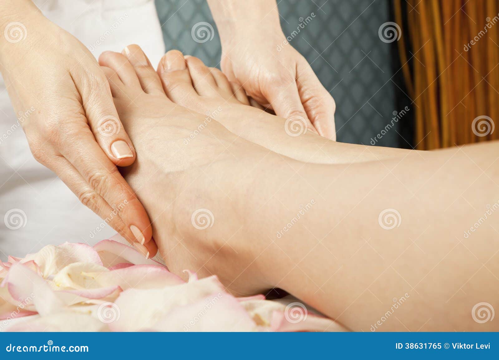 Foot Massage Female Legs Stock Image Image Of Pamper 386317