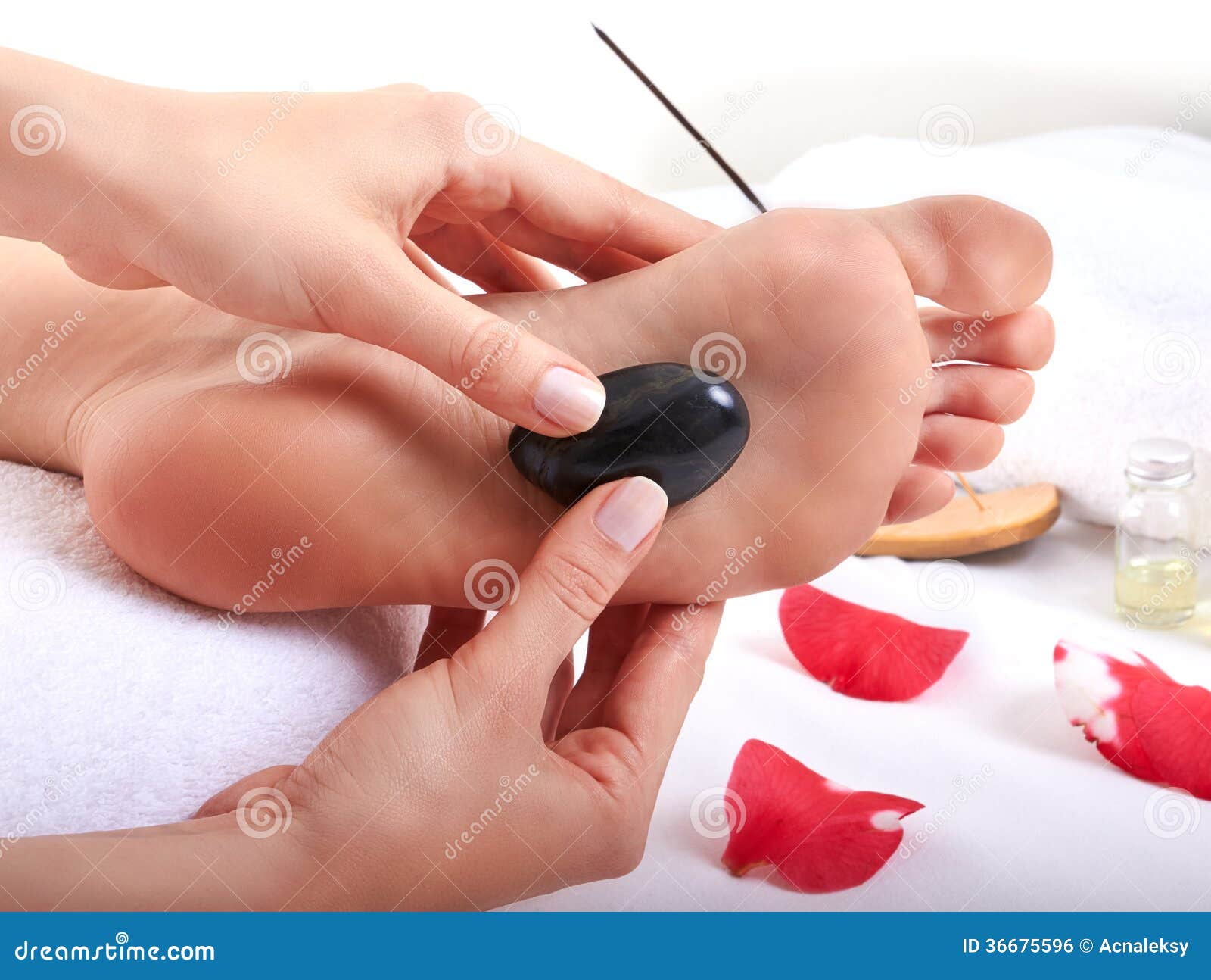 Foot massage stock photo. Image of healthcare, manicure 36675596