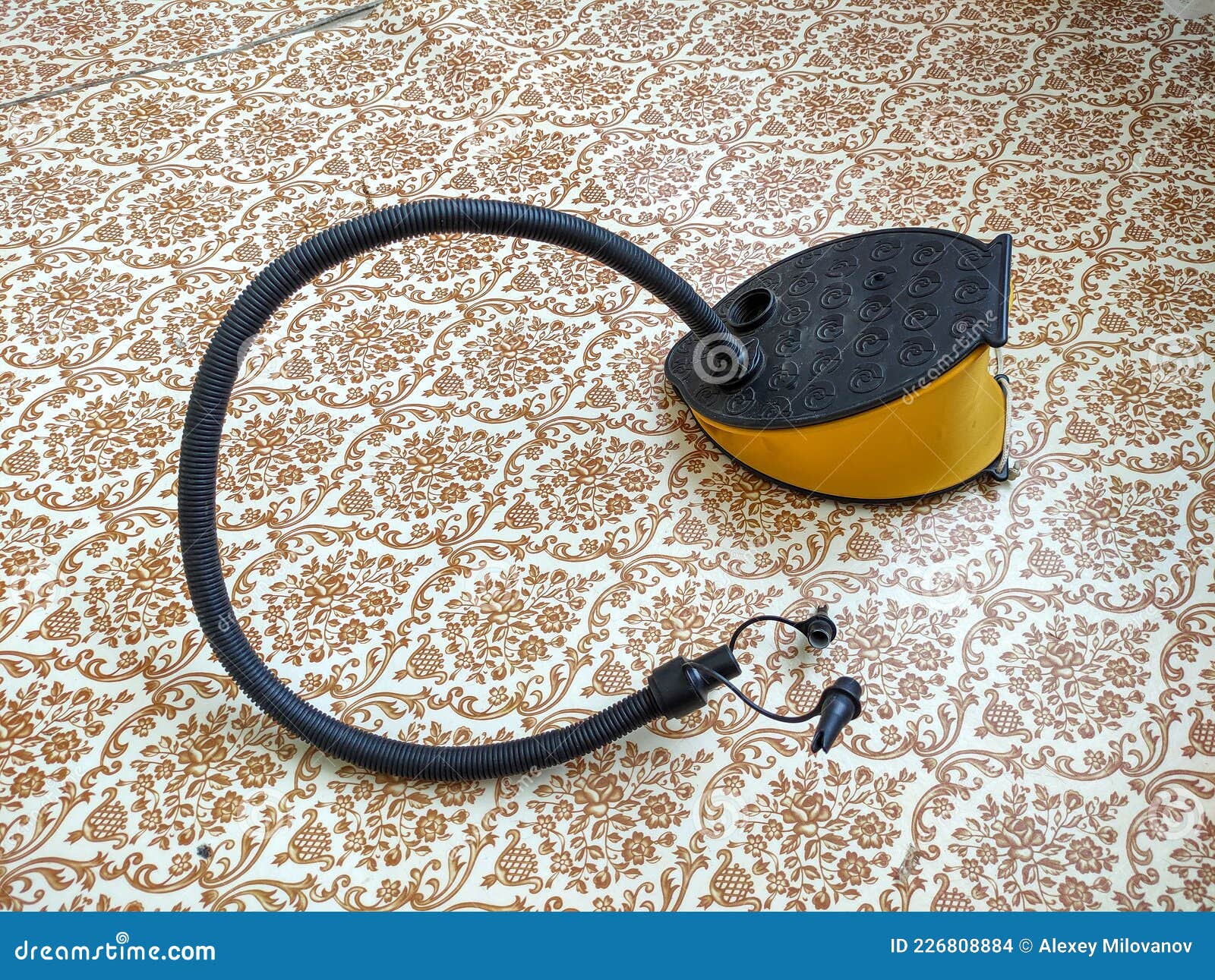 Foot Pump for Inflatable Items Stock Photo Image of pump, connection