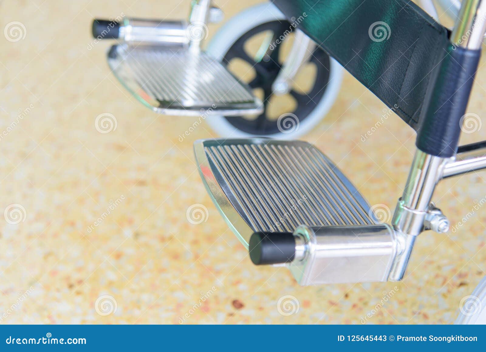 Foot rest of wheelchair stock image. Image of elderly 125645443
