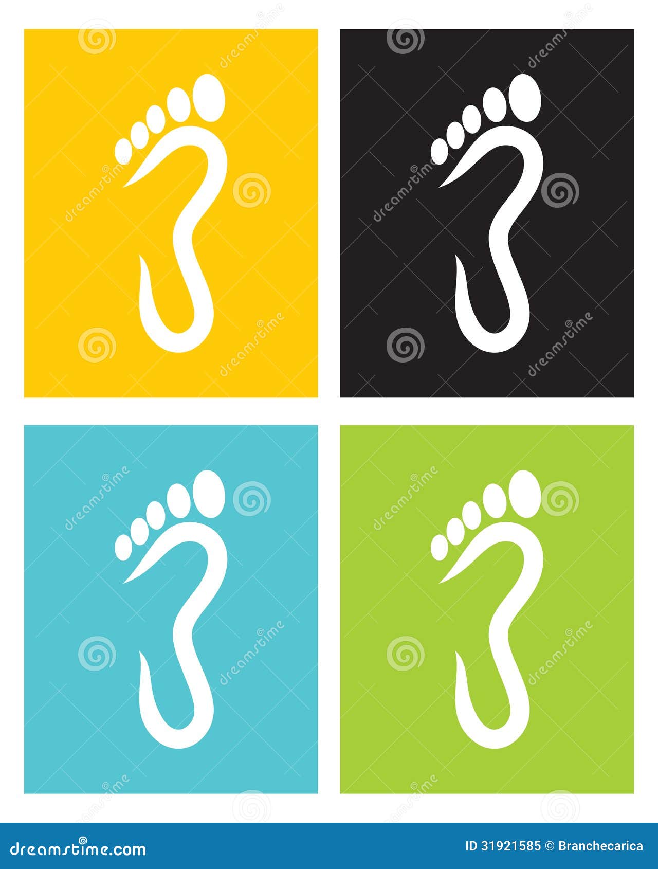 Foot symbol stock vector. Illustration of footstep, trace 31921585