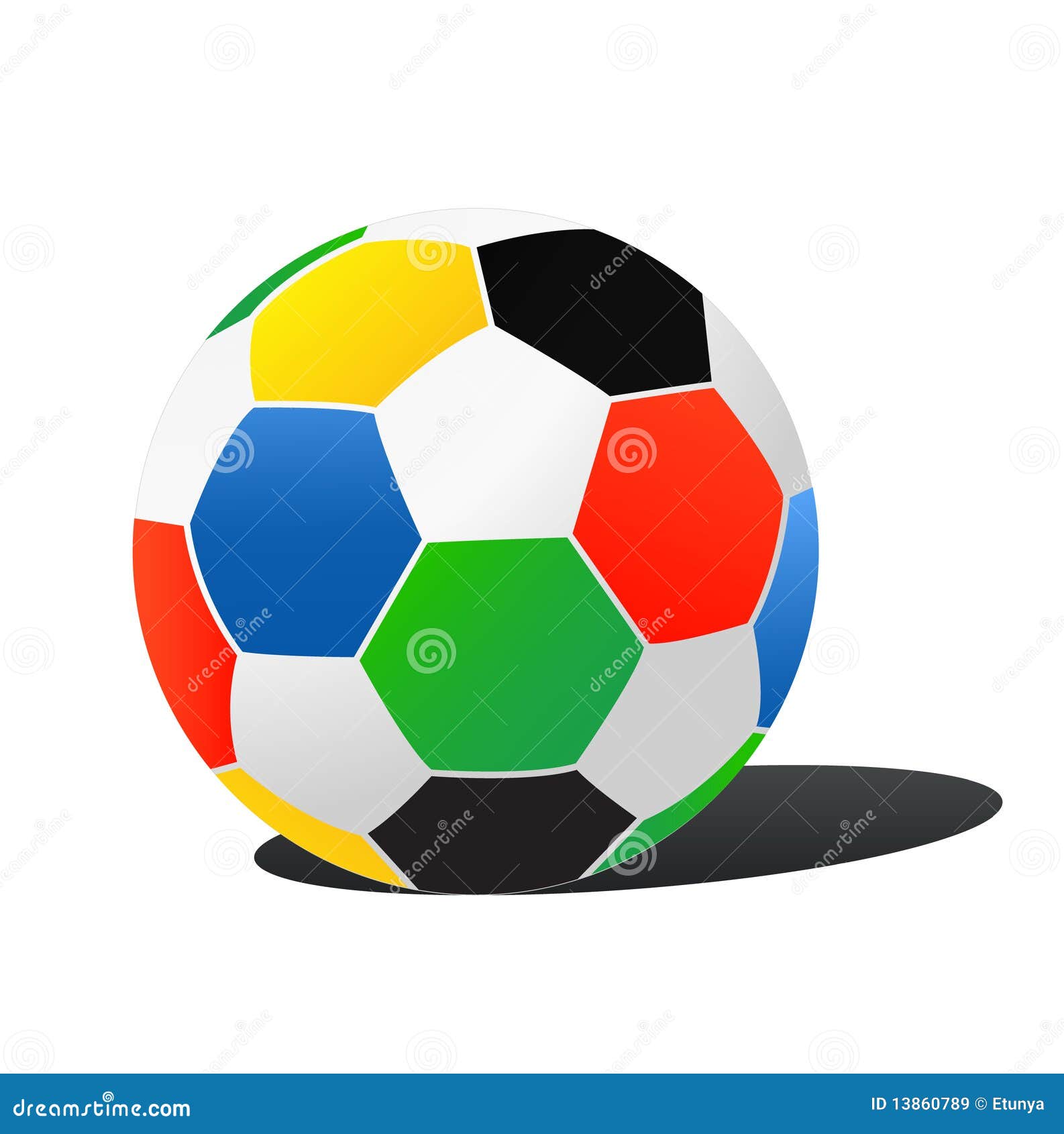Football stock vector. Illustration of background, sphere - 13860789