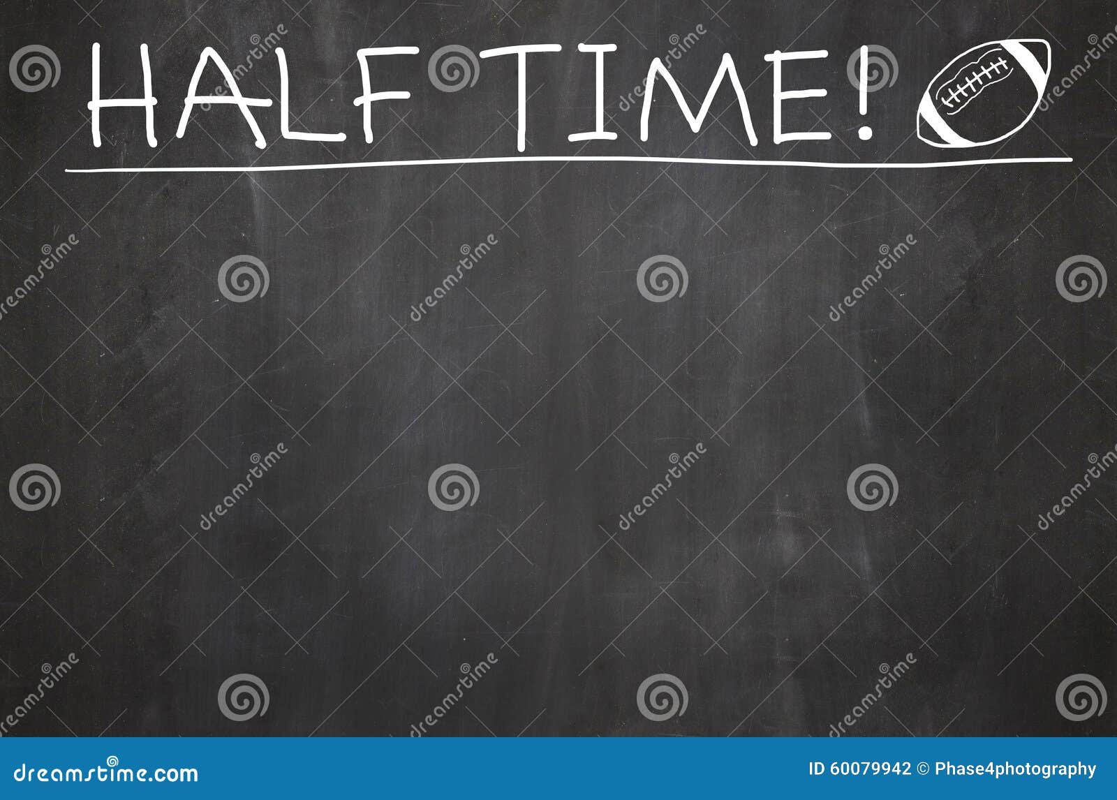 Football chalkboard stock illustration. Illustration of organization