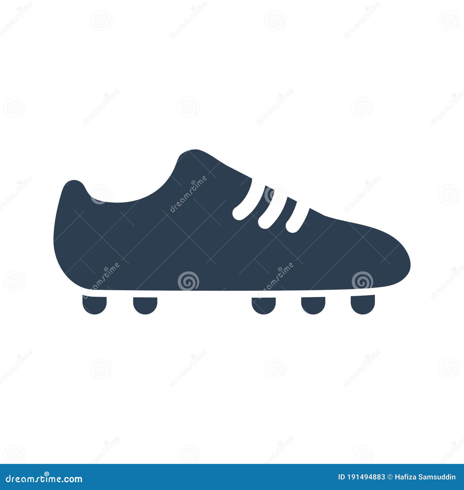 Football Cleats With Ghana Flag Backdrop RoyaltyFree Stock Photo