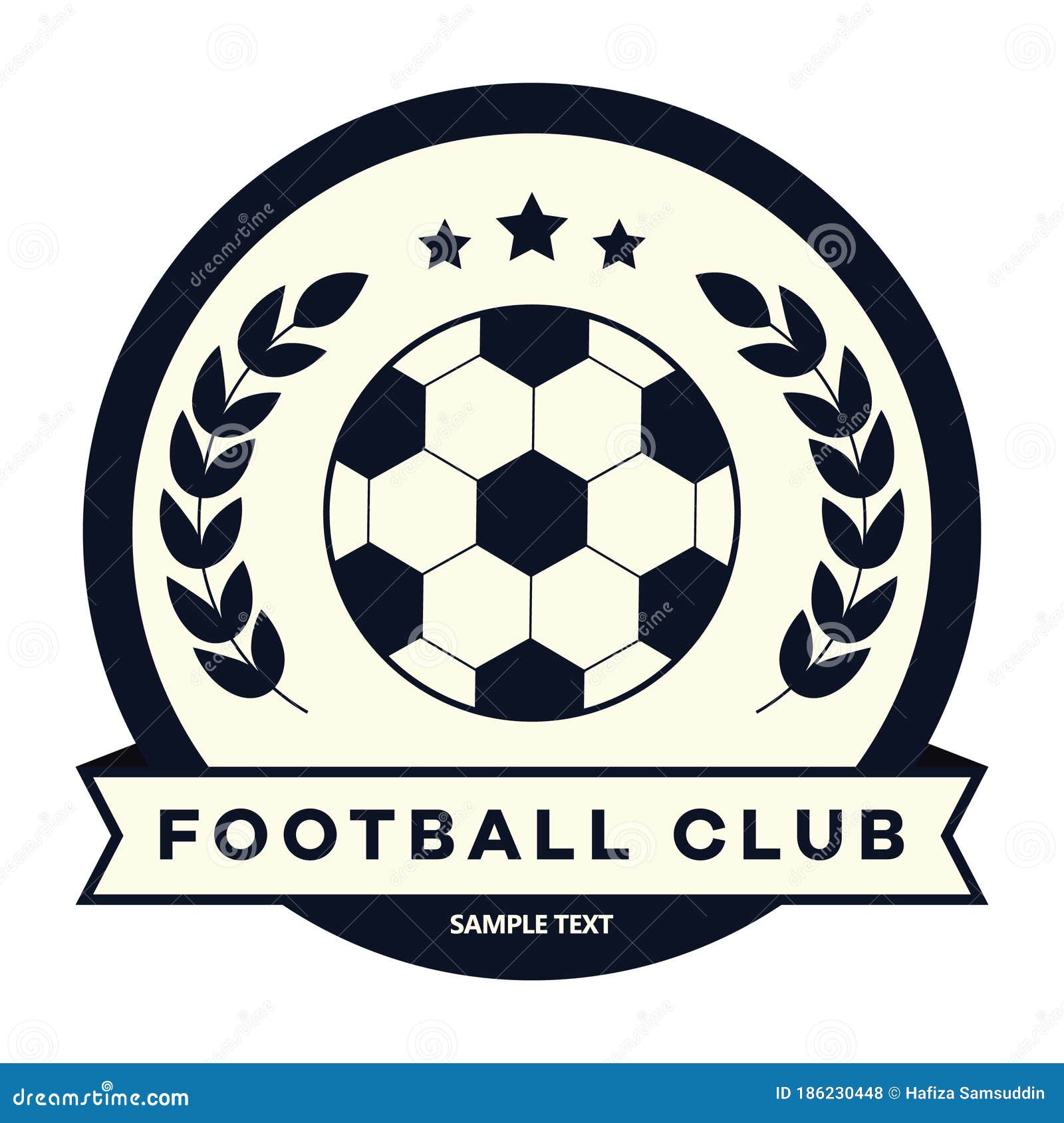 Football Club Logo. Vector Illustration Decorative Design Stock Vector -  Illustration of games, club: 186230448