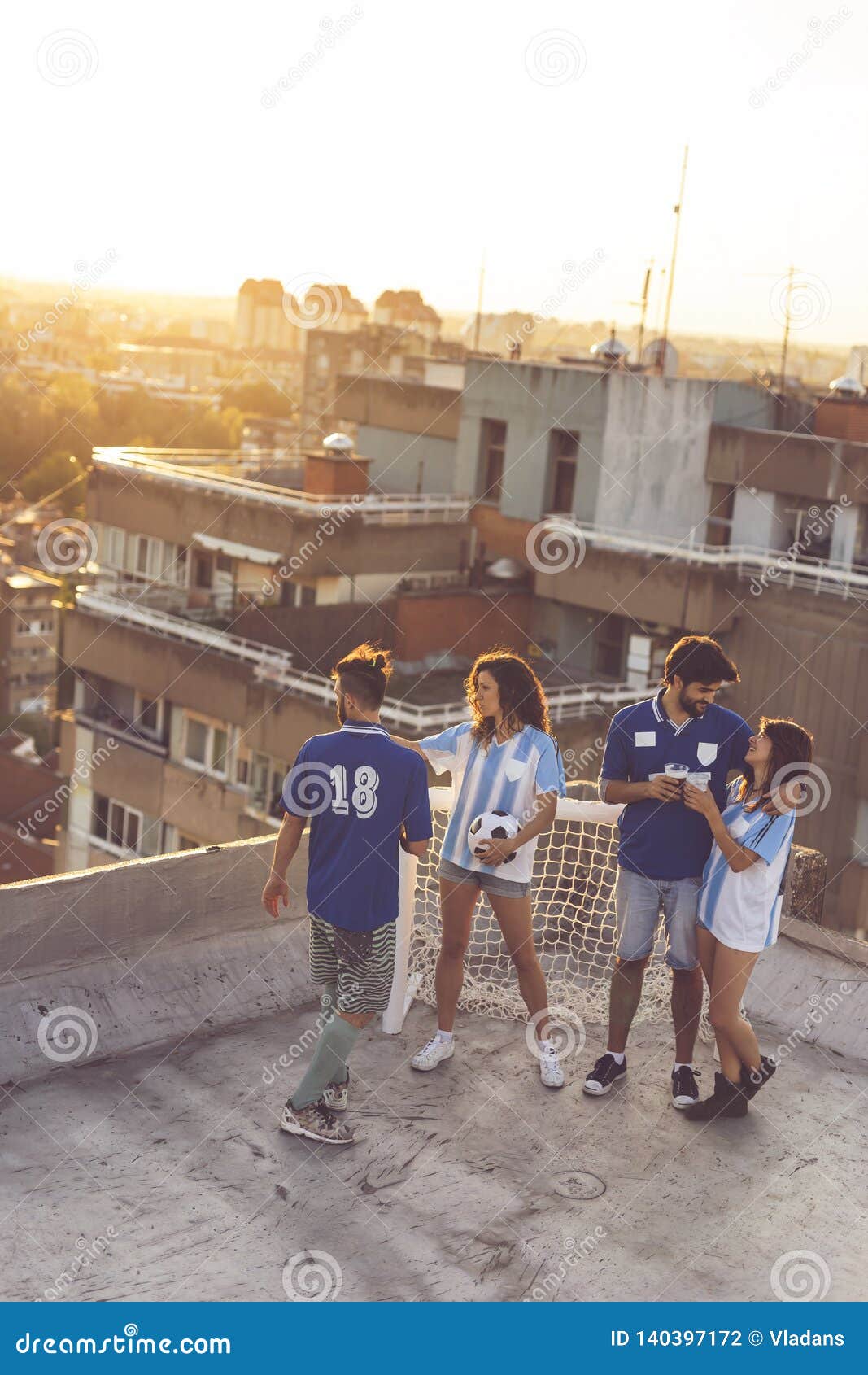 Football Fans before the Match Stock Photo - Image of cheering, happy ...