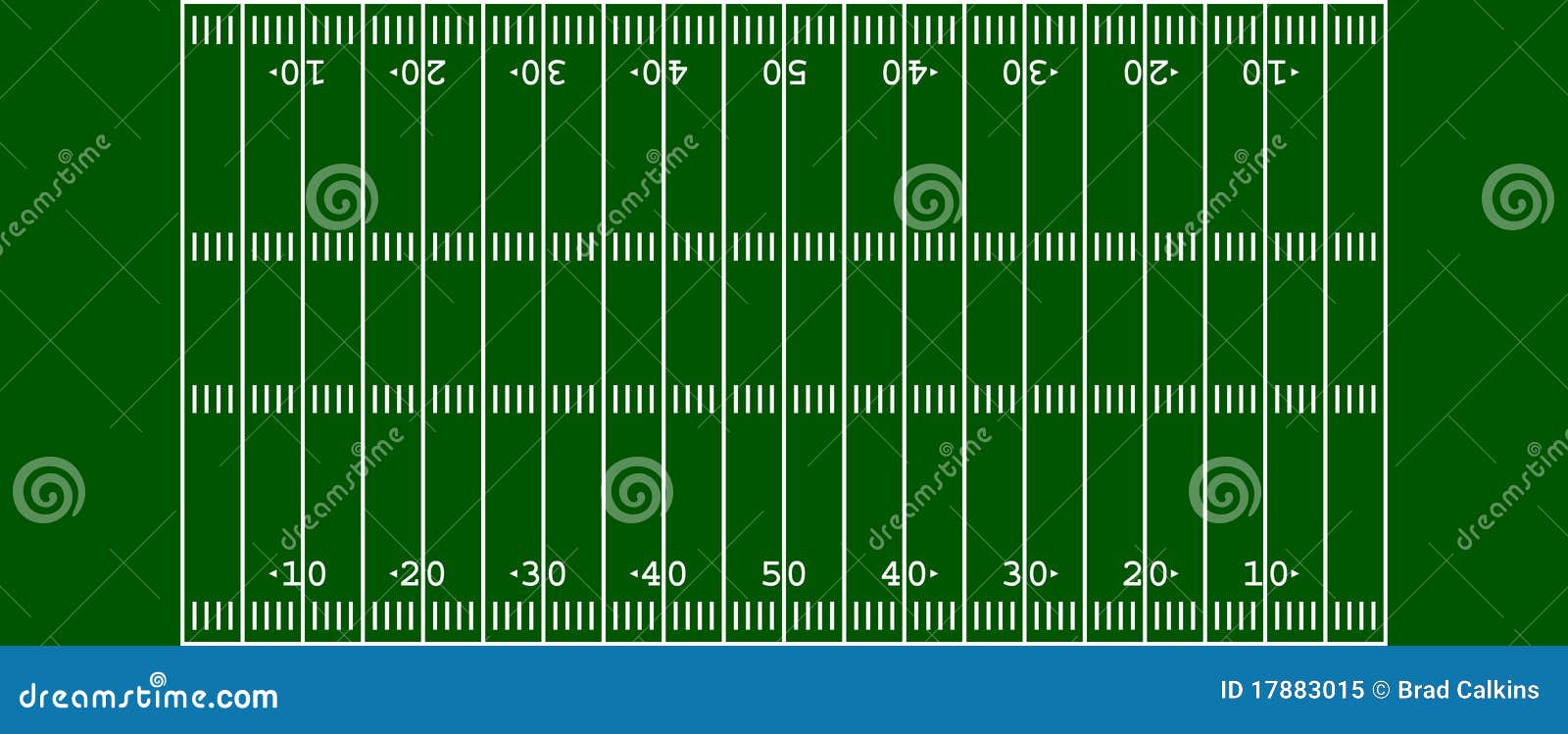 Football End Zone Clipart People