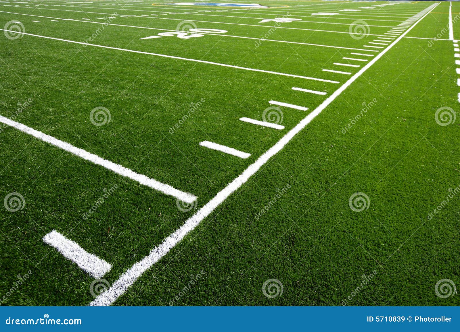 Football Field stock image. Image of plant, growth, lawn - 5710839