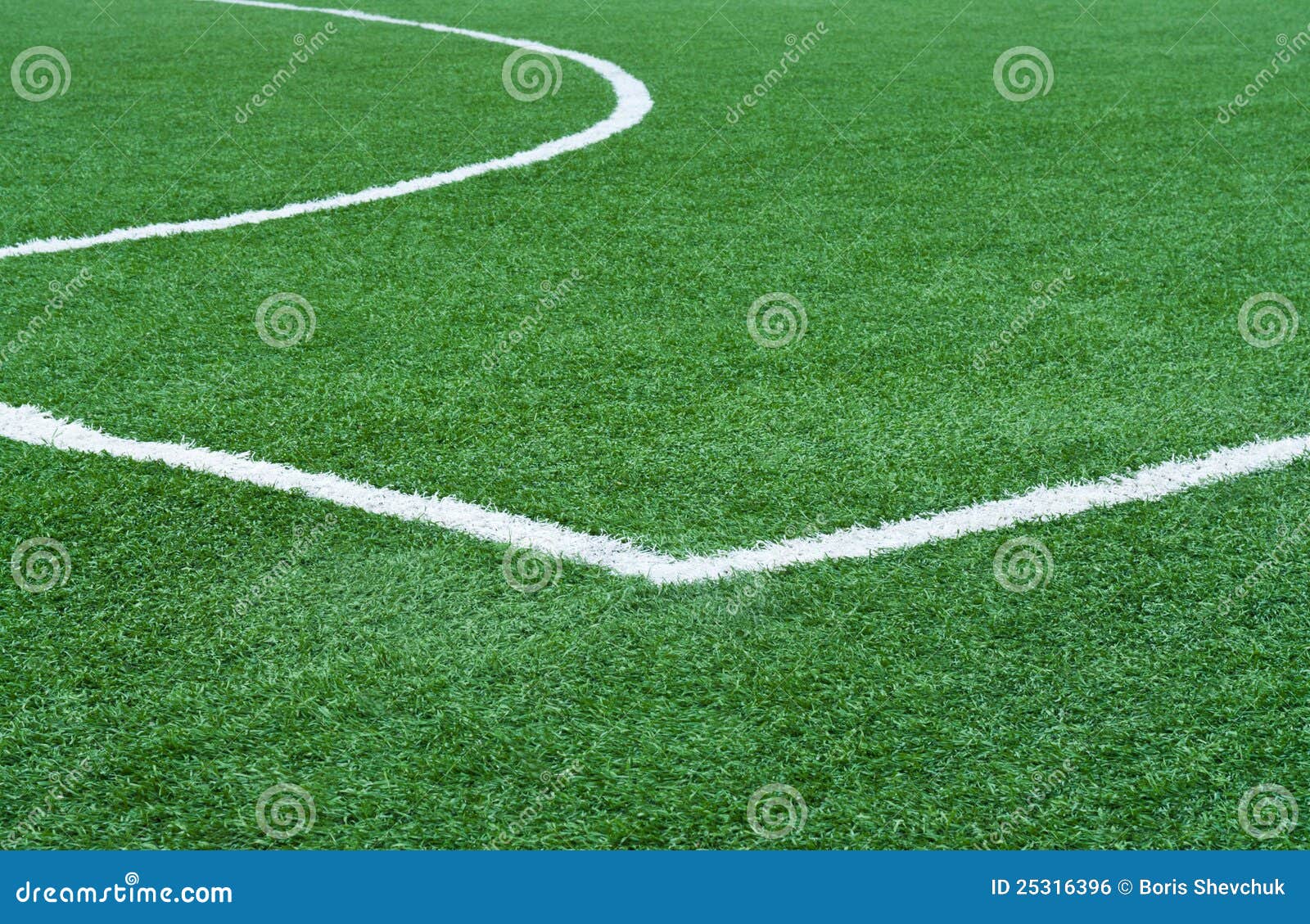 Football Field with Marking. Stock Photo Image of clean, sport 25316396