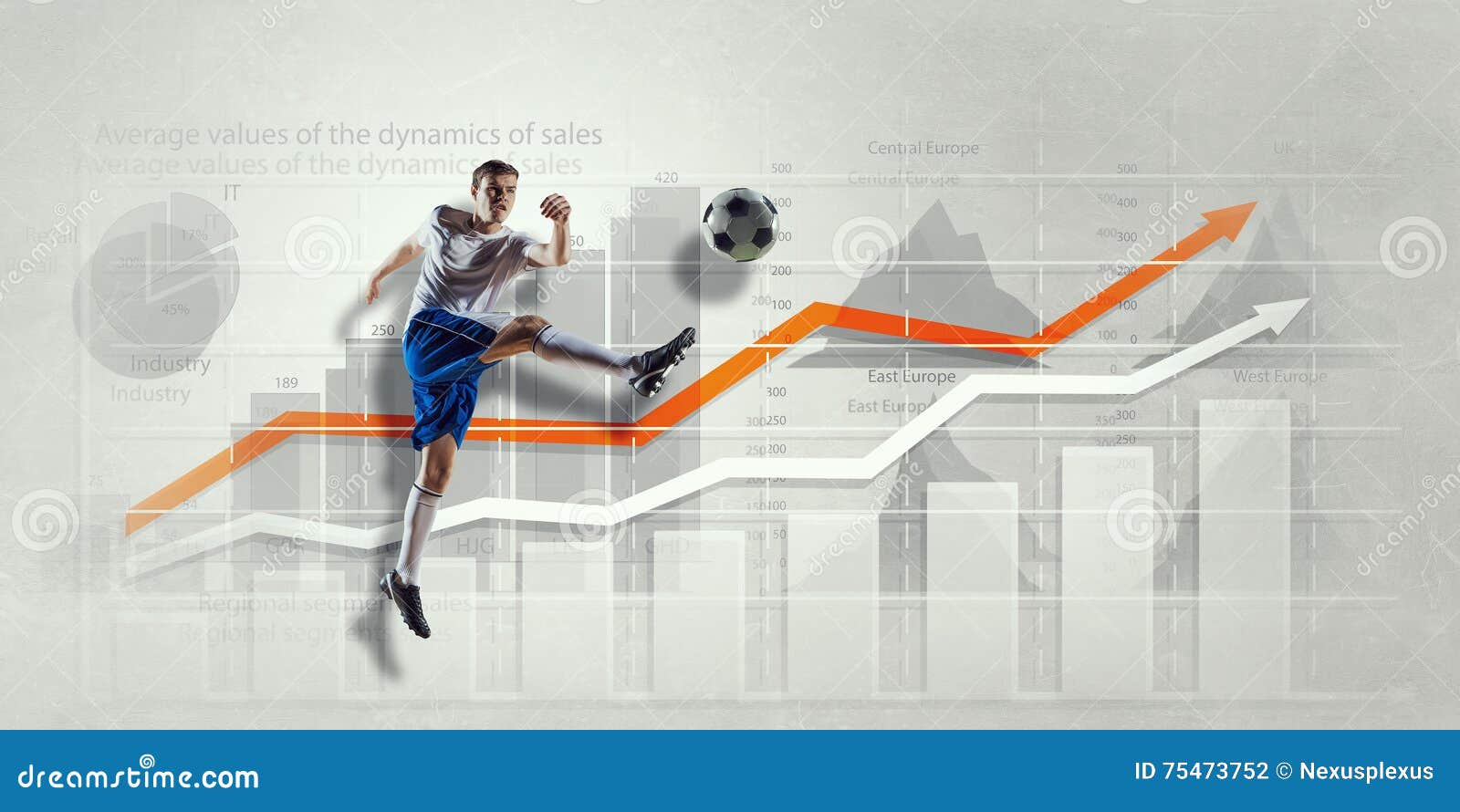 Football Game Statistics . Mixed Media Stock Photo - Image of dynamics ...
