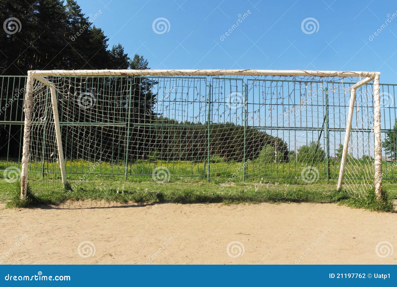 Football gates stock photo. Image of field, football 21197762