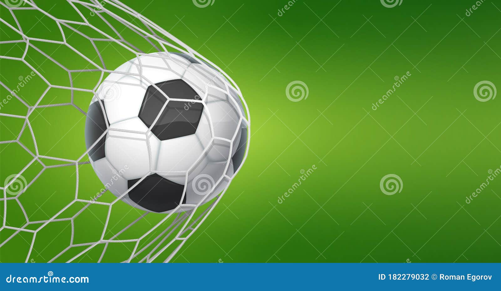Football Goal Background Soccer Banner With Ball In Net And Place For Text Sport Game And Football Championship Cut Stock Vector Illustration Of Ball Championship