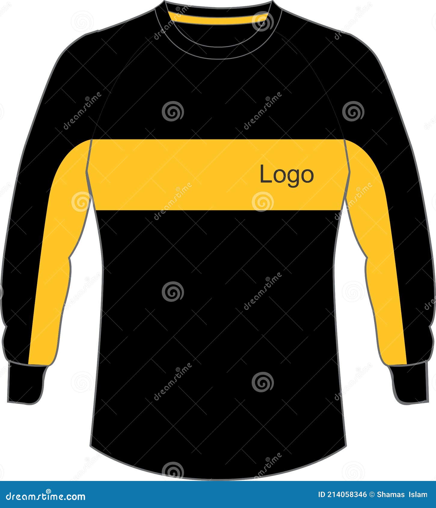 Football Goalie Sweater Mock Ups Templates Vectors Stock Vector ...