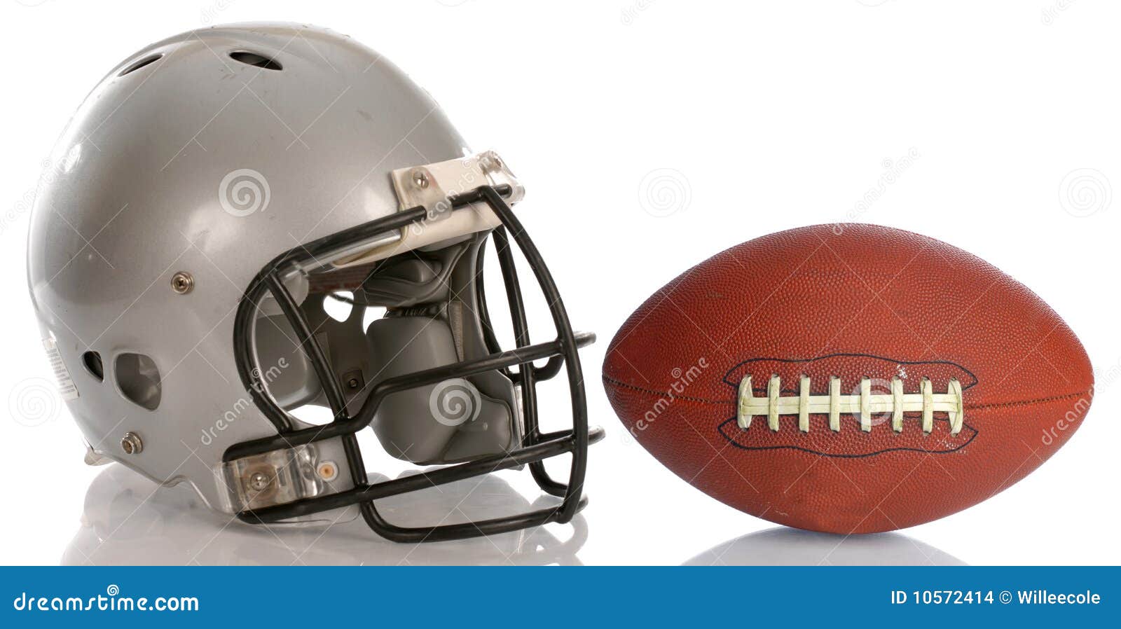Football helmet and ball stock photo. Image of helmet 10572414