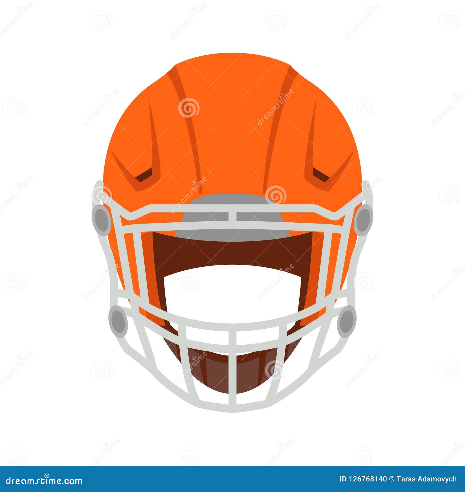 Red Football Helmet Clipart