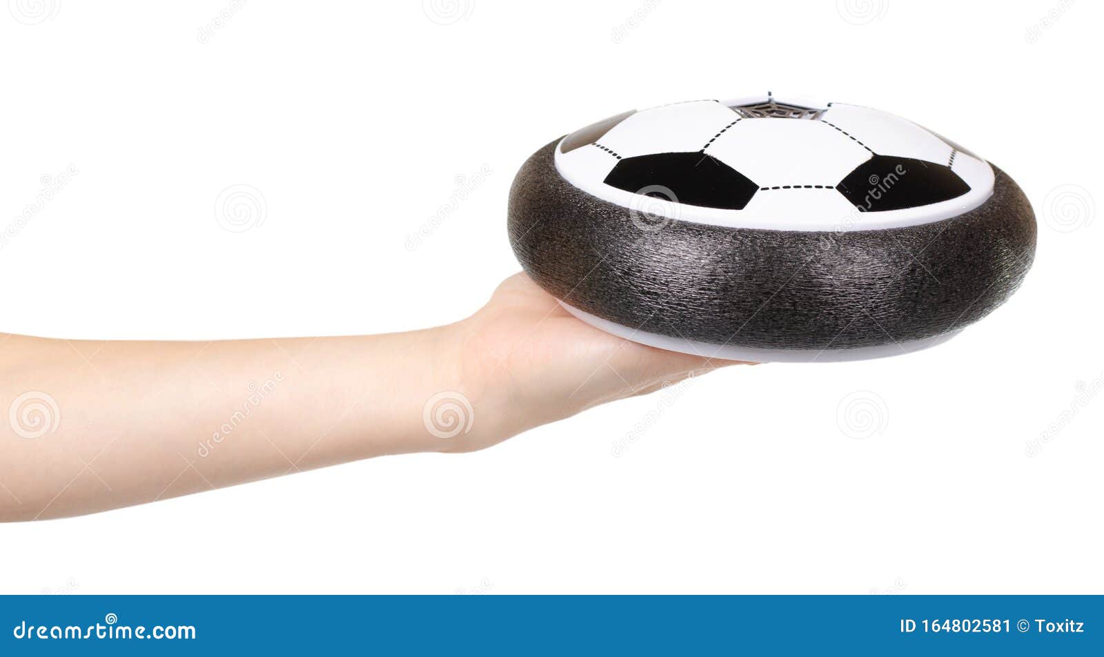 Football, Hover-ball, Jouet Volant Pour Les Enfants Isolé Sur Blanc Image  stock - Image du soccer, activité: 164802581