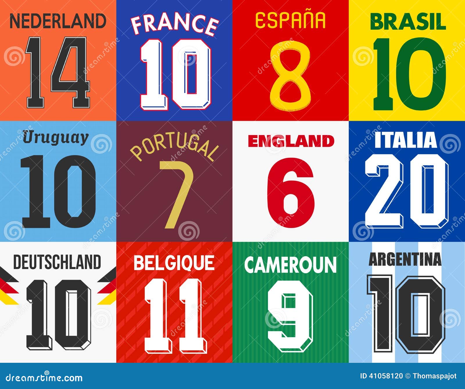 soccer jersey numbers