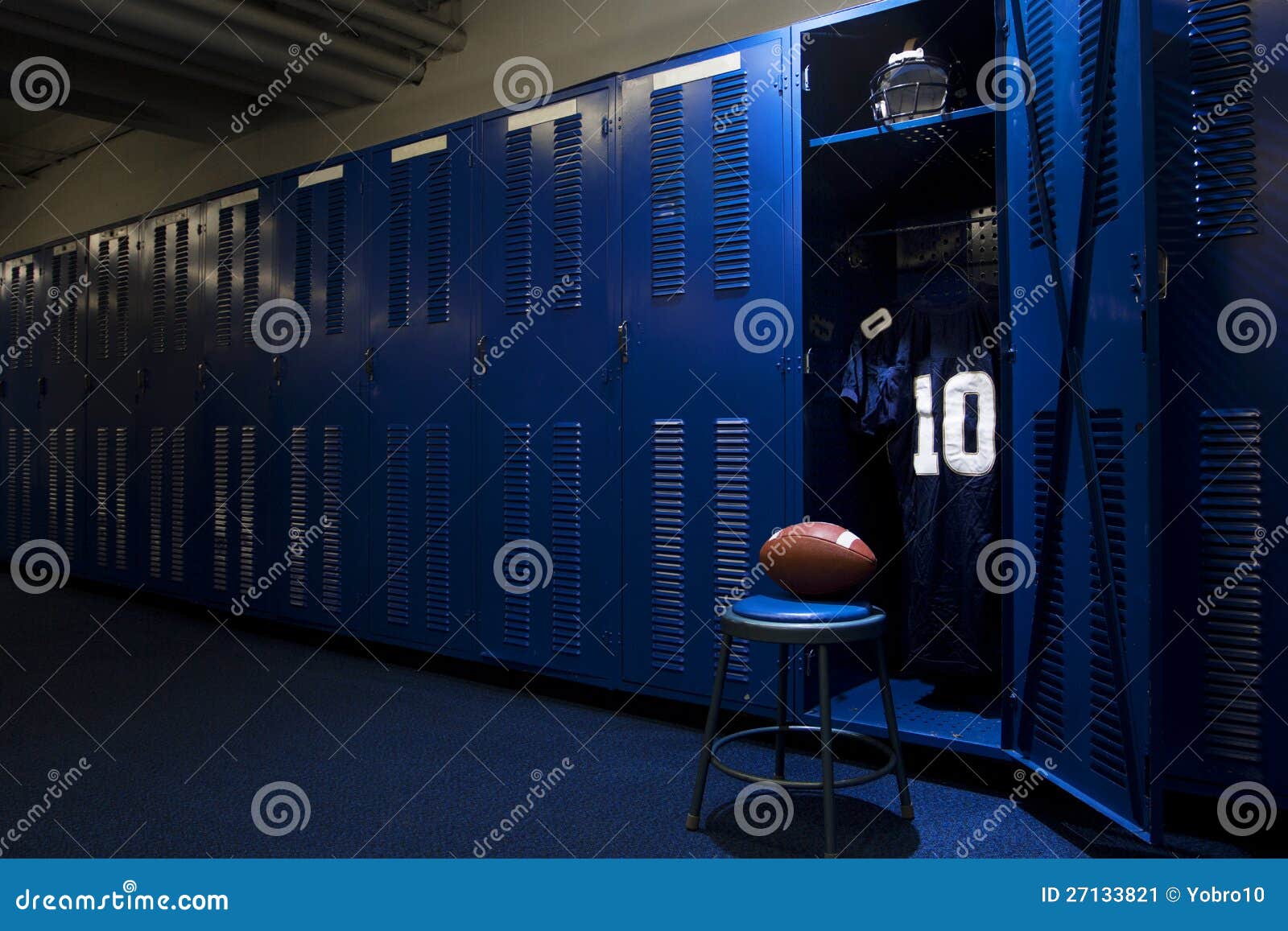 football locker room