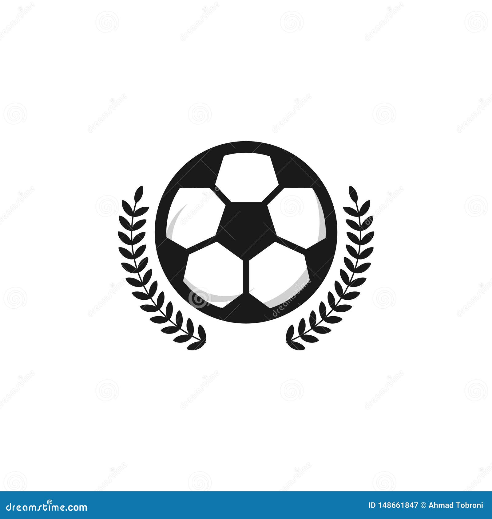 Football Logo Vector Template Design Illustration Stock Vector Illustration Of Symbol Soccer 148661847