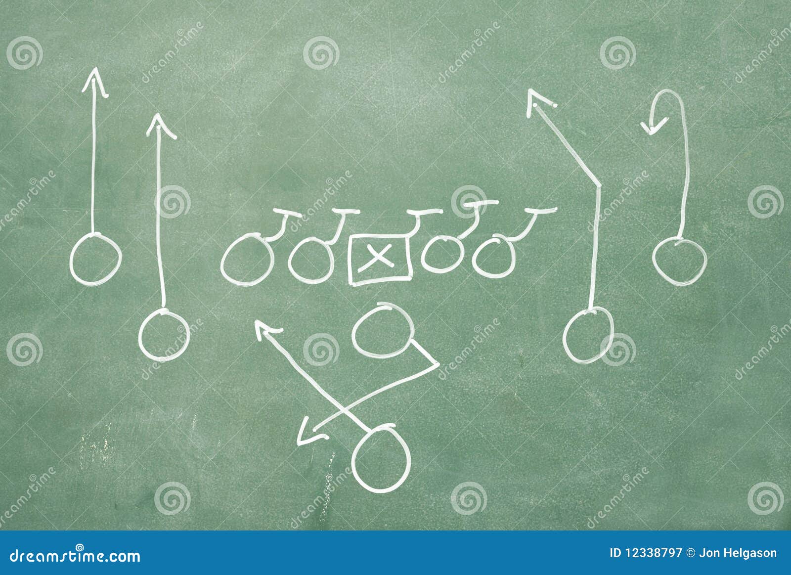 Football plays chalk Cut Out Stock Images & Pictures - Alamy