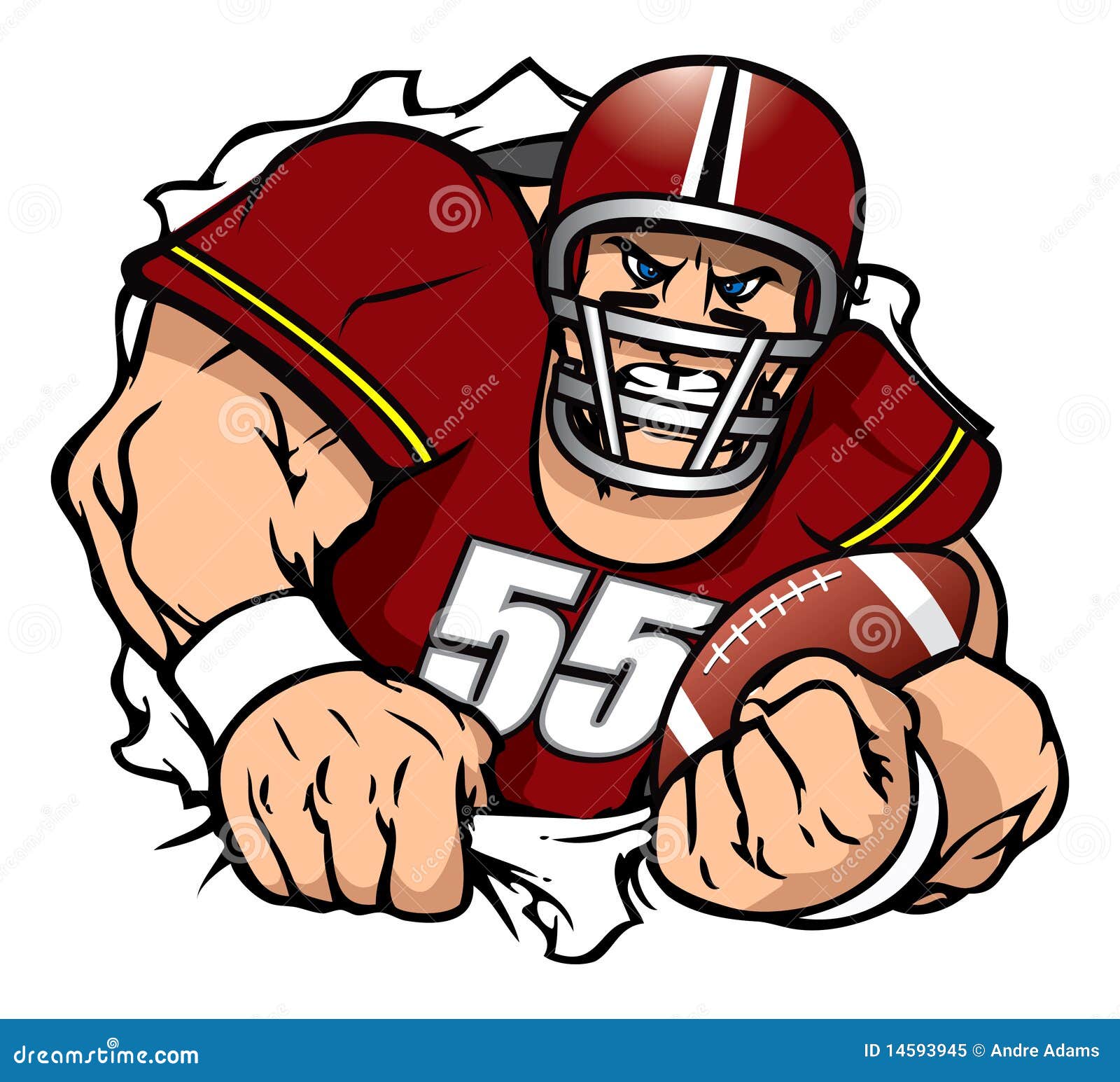 clipart of football player - photo #44