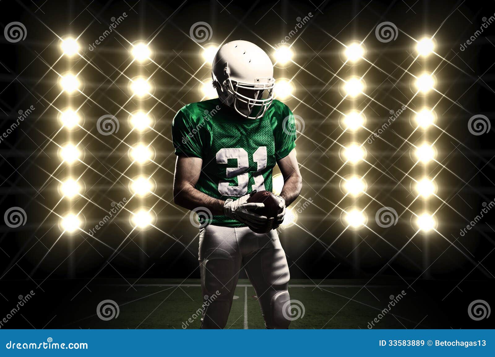 Football Player stock image. Image of competitive, celebrating 33583889