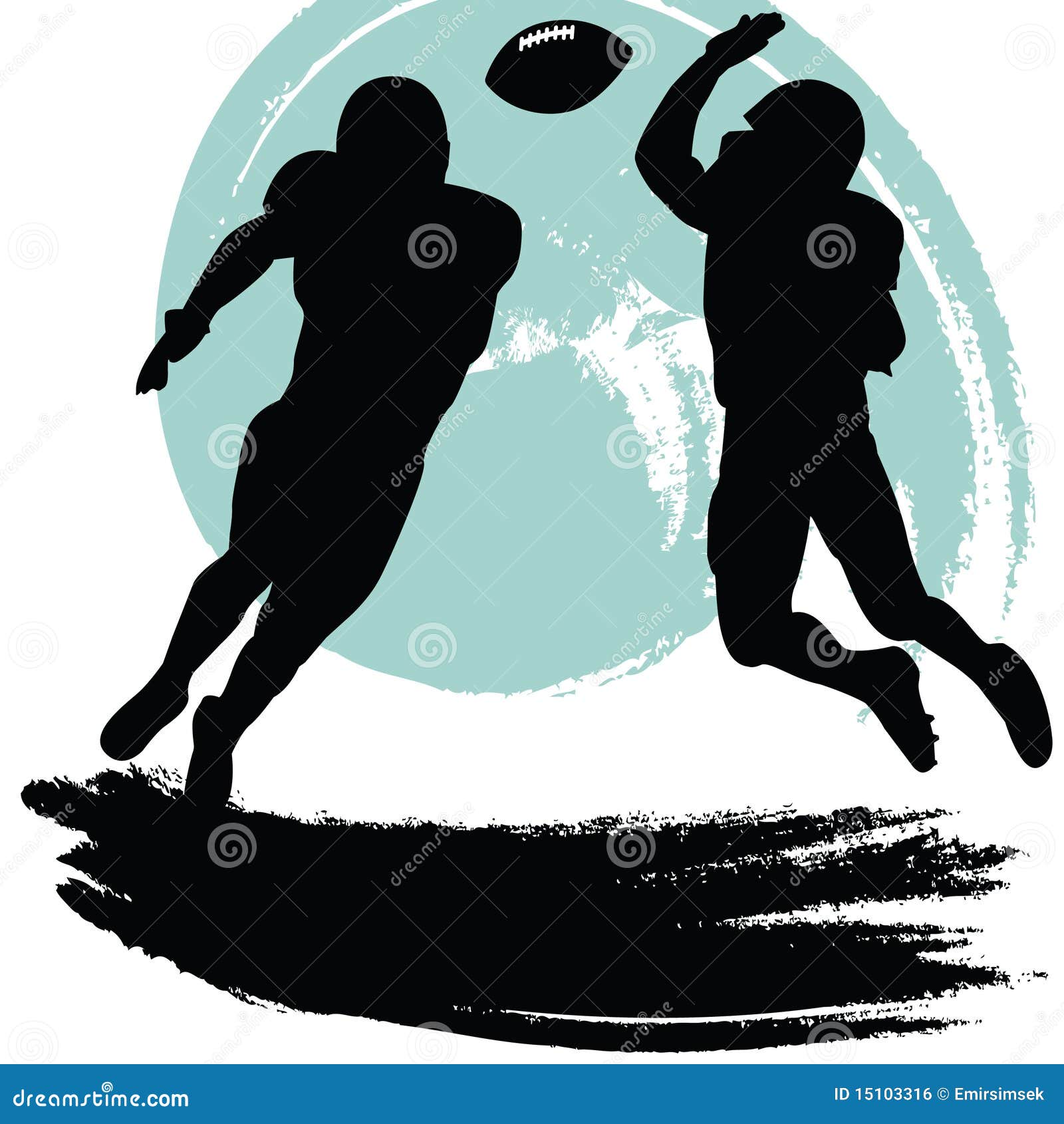 Football Players Tackling Stock Illustrations – 282 Football