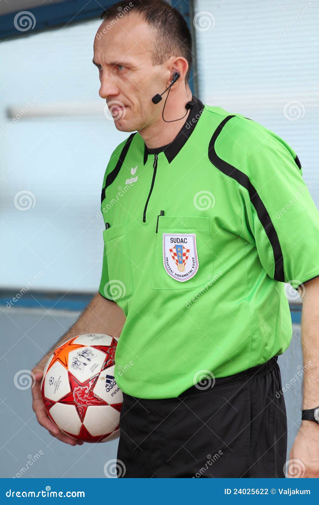Football referee editorial photography. Image of soccer 24025622
