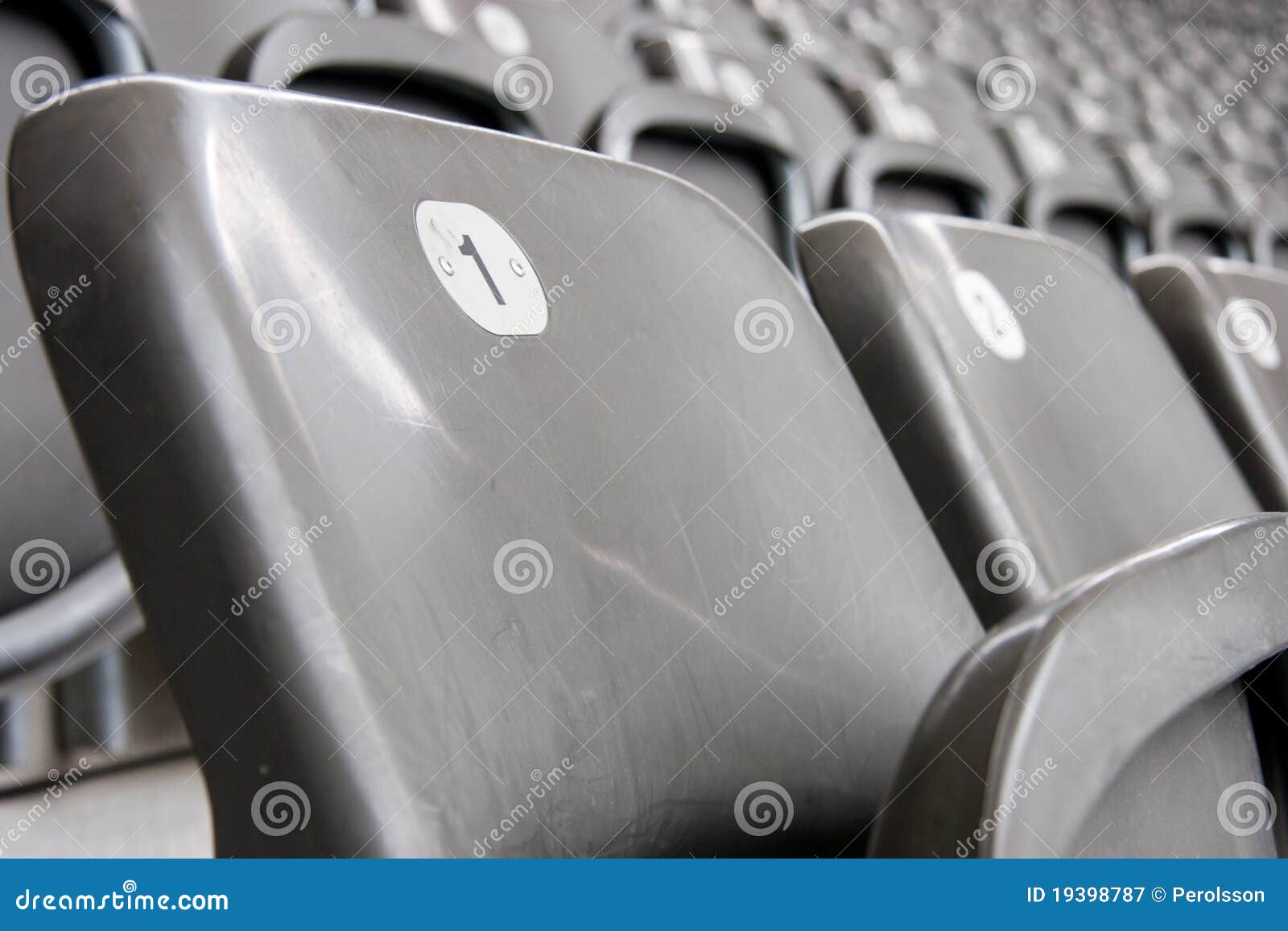Football seat stock image. Image of seat, soccer, gray 19398787