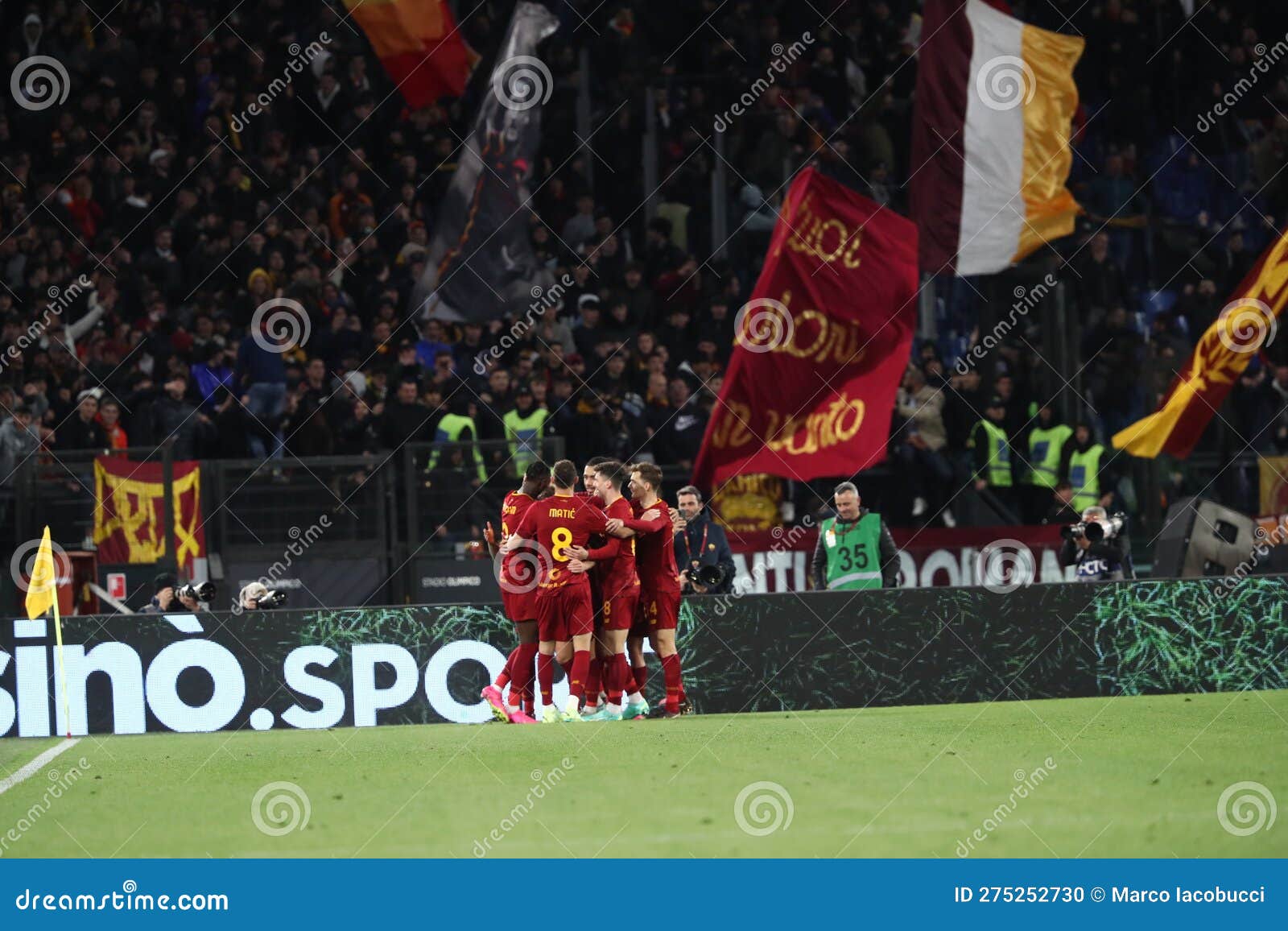 Henrikh Mkhitaryan of Roma after Cristiano Ronaldo scoring 1-1 goal during  the Italian championship Serie A football match between AS Roma and Juventu  Stock Photo - Alamy