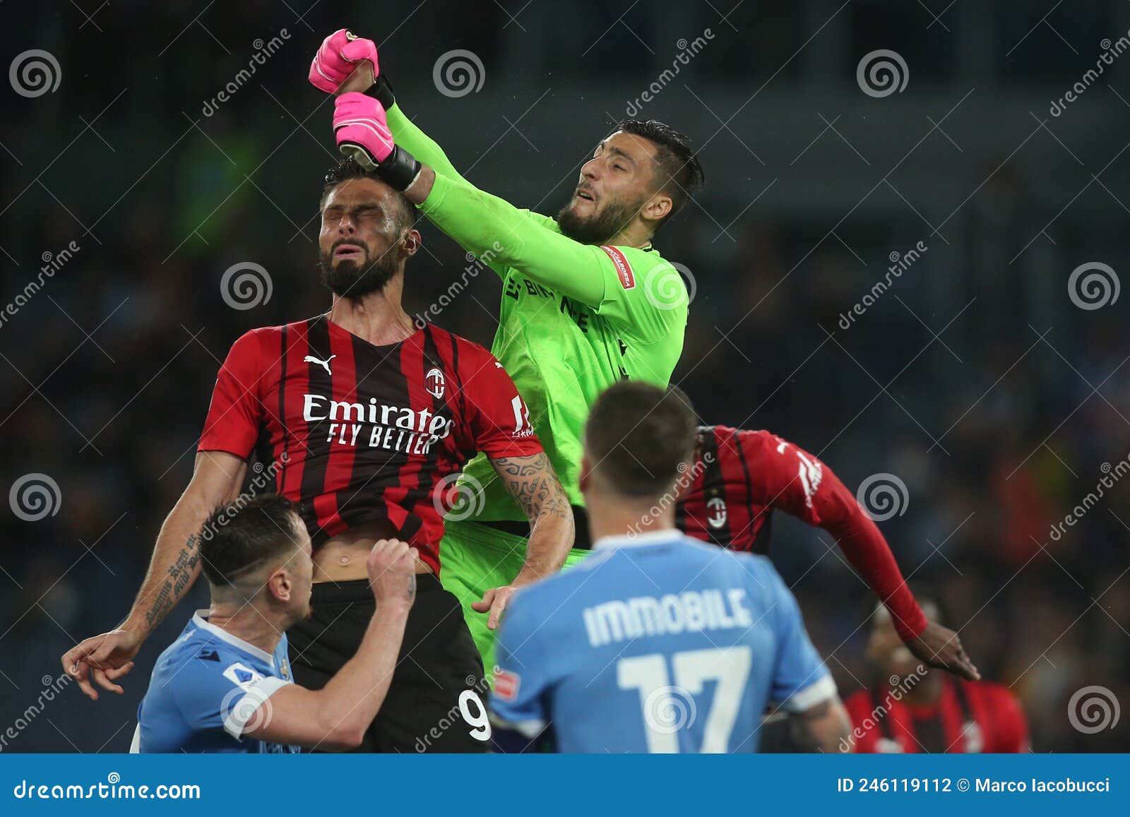 Genoa, Italy. 24 April 2022. during the Serie A football match