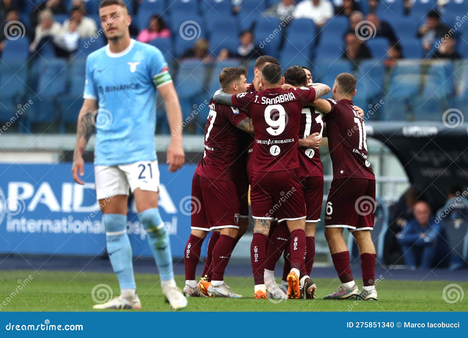 Ivan Ilic Torino Fc Celebrates Goal Editorial Stock Photo - Stock Image