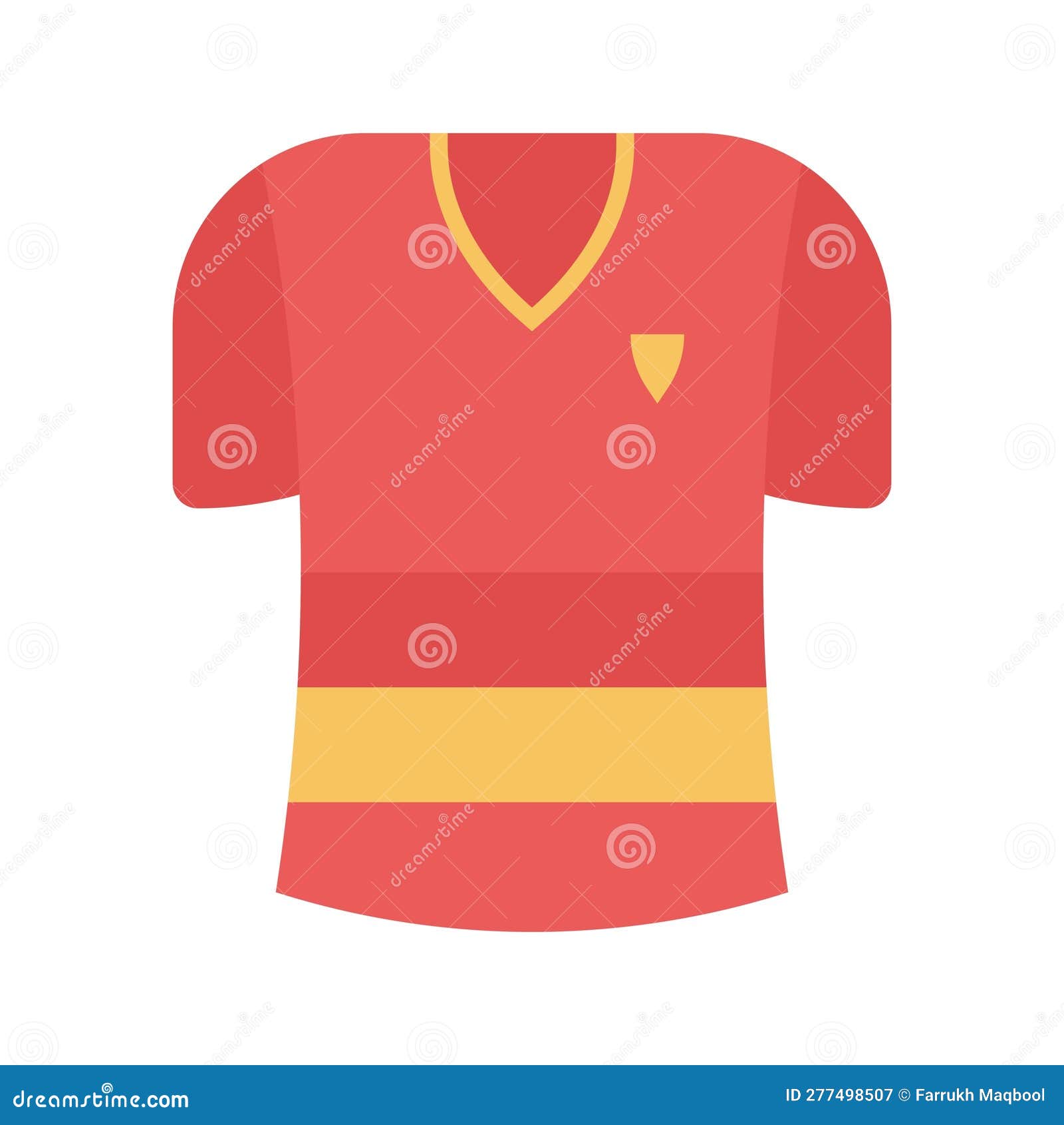 Football Shirt Icon Vector Image. Stock Vector Illustration of