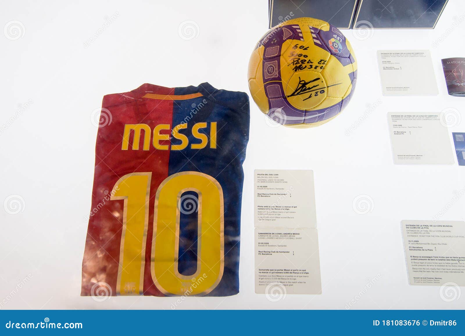 231 Lionel Messi Barcelona Shirt Stock Photos - Free & Royalty