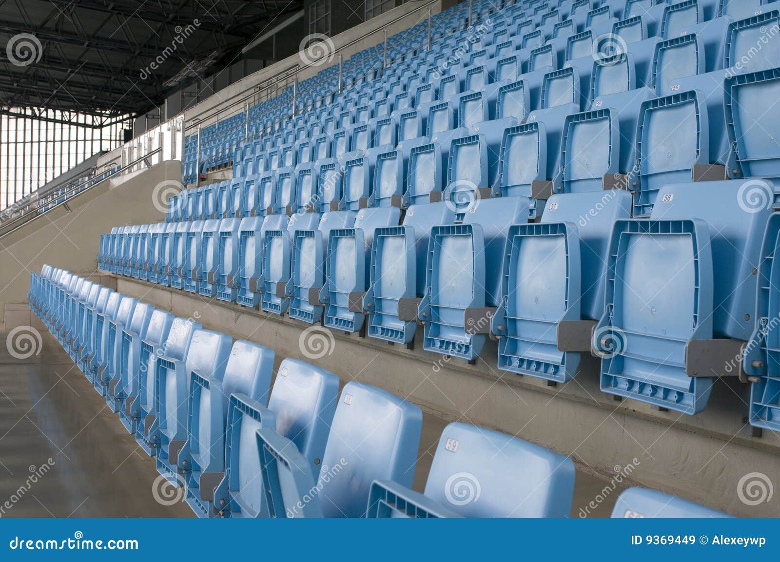 Football stands stock image. Image of elevated, large - 9369449