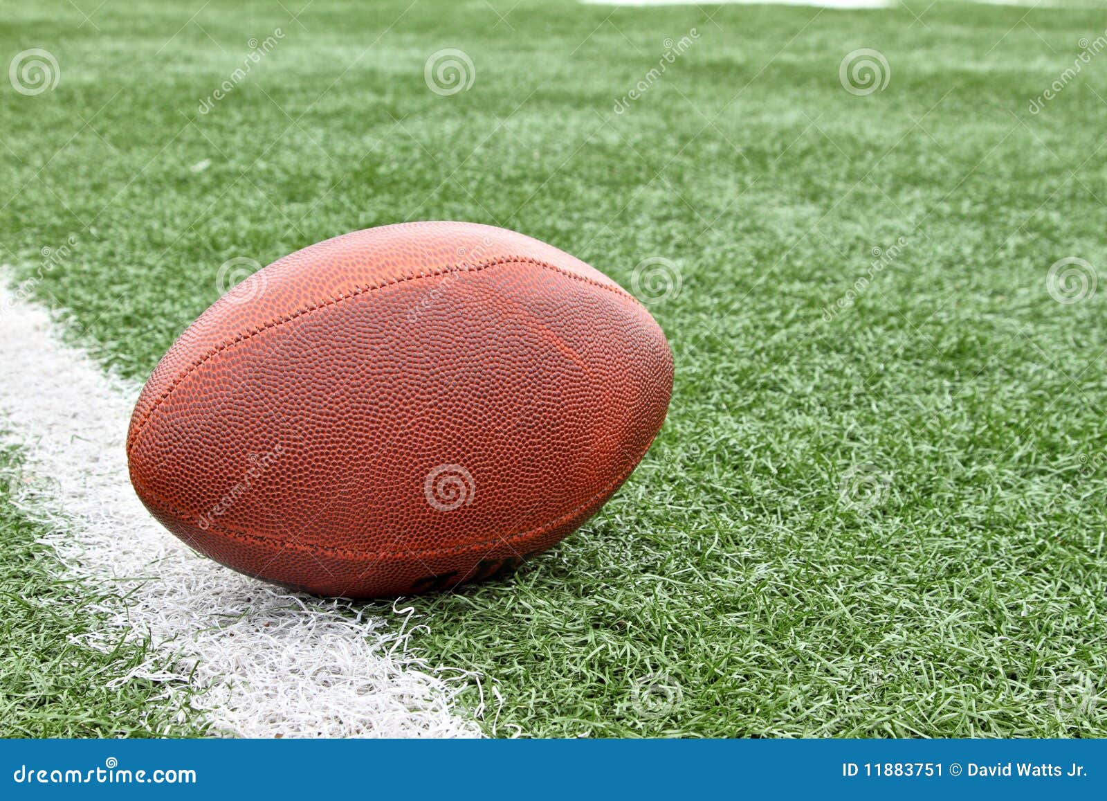 Football on the Yard Line stock image. Image of foot 11883751