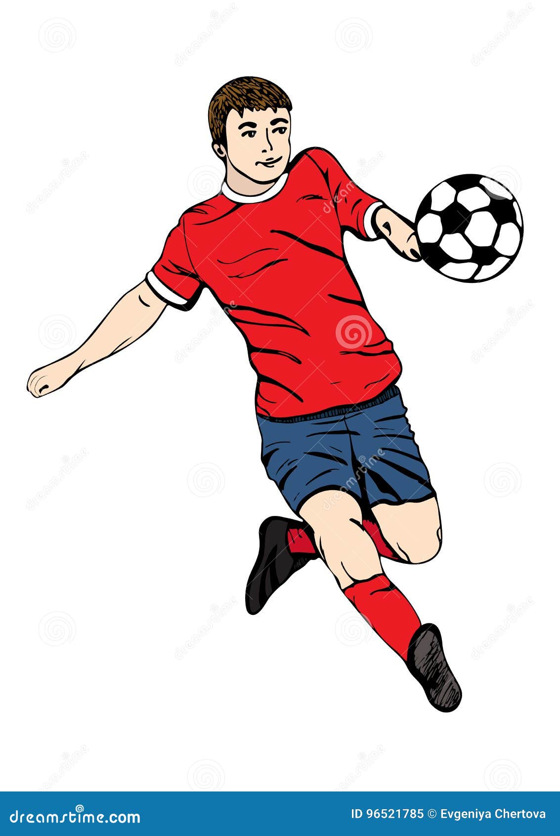 Dessin De Joueur De Foot En Couleur De Dessin Footballeur Stock Illustrations, Vecteurs, & Clipart – (5,847 Stock Illustrations)