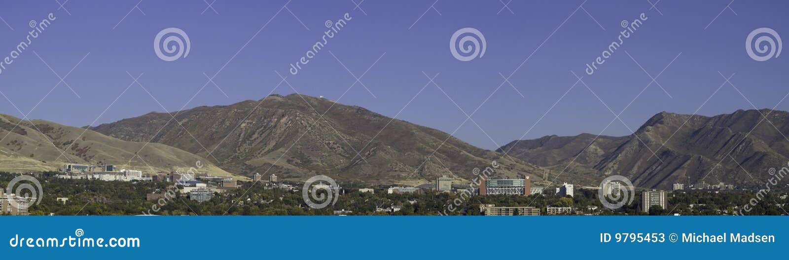 Foothills of Salt Lake City Stock Image Image of building, city 9795453