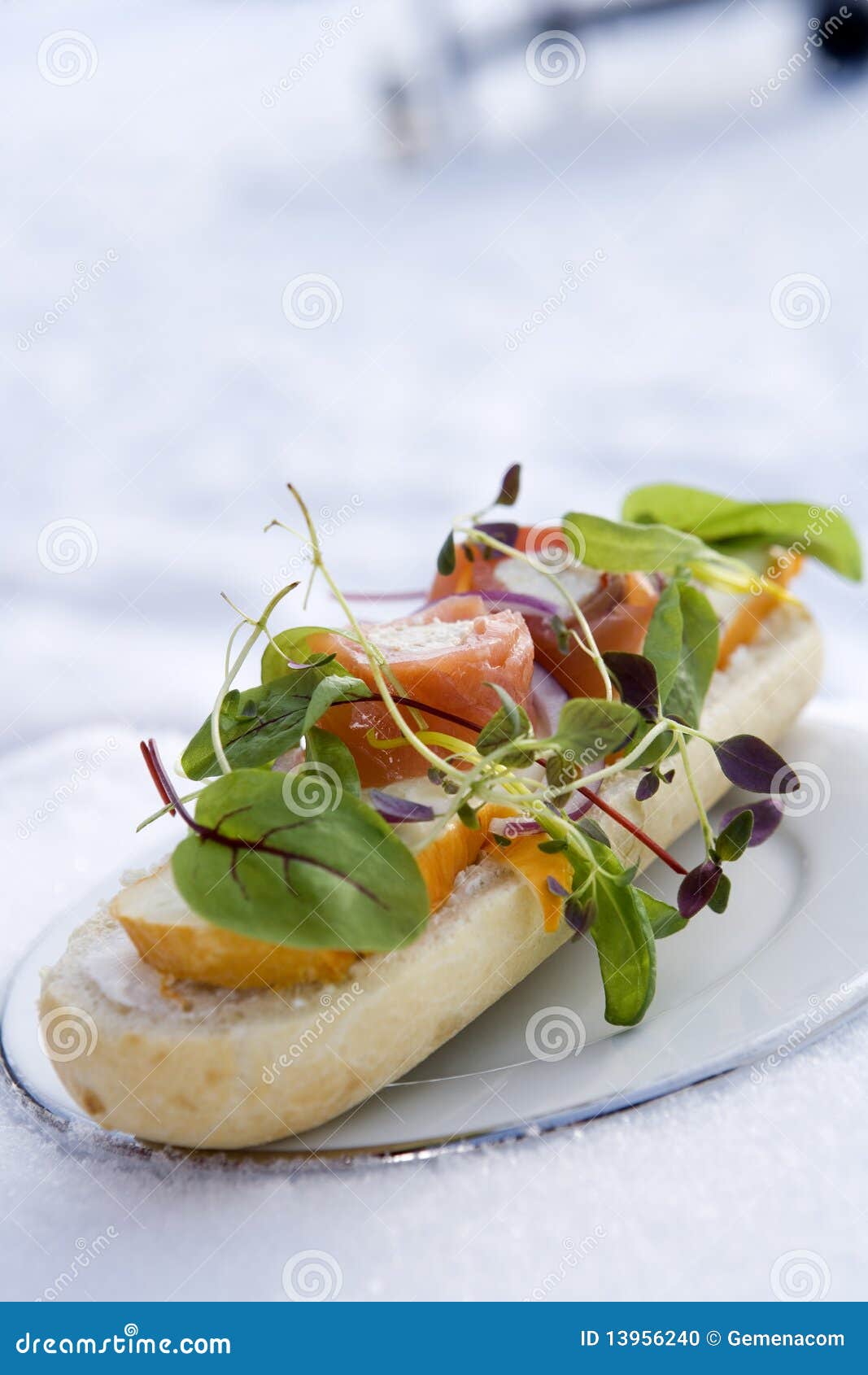 Footlong Sandwich stock photo. Image of gourmet, bread 13956240