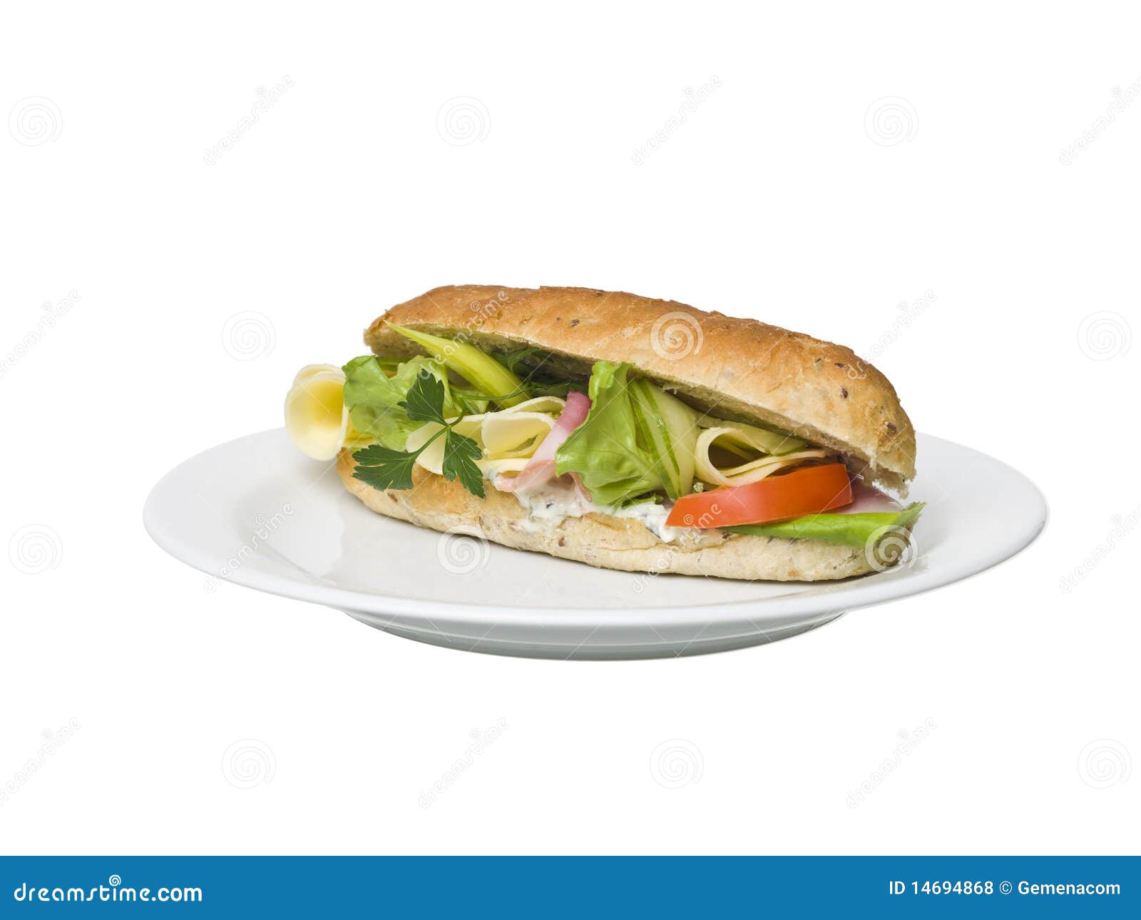 Footlong sandwich stock photo. Image of bread, lunch 14694868