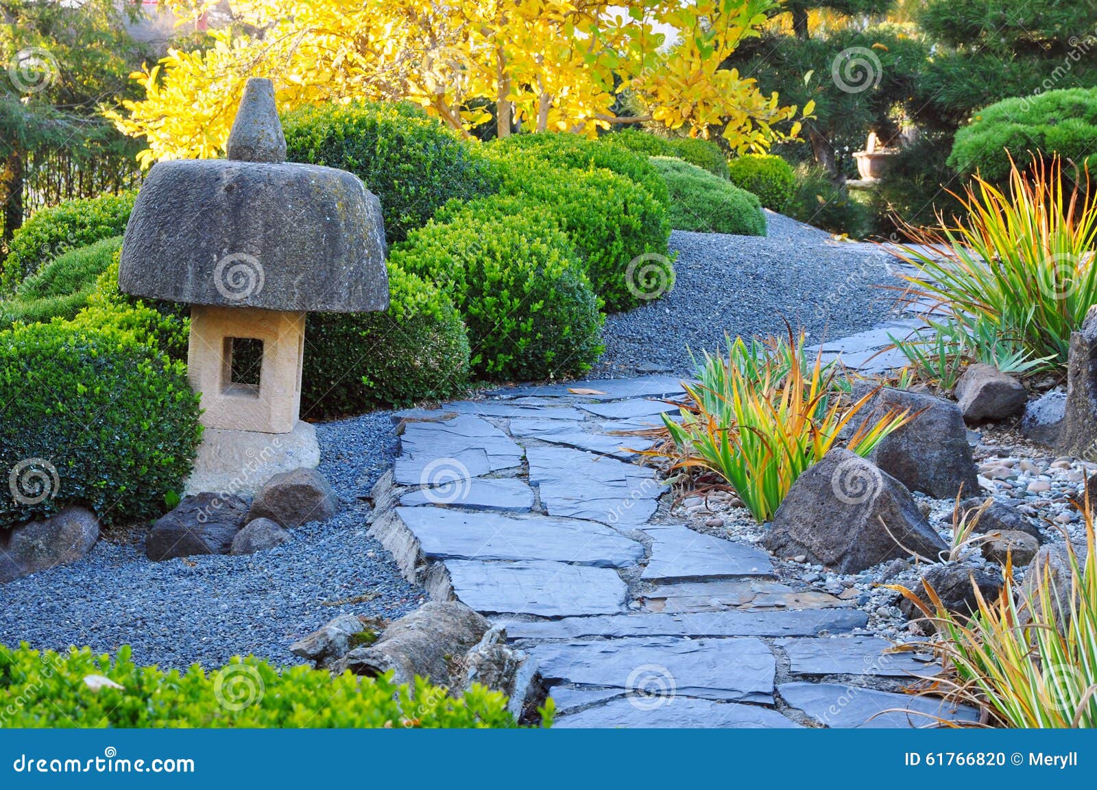 Footpath garden stock photo. Image of footpath, plants 61766820
