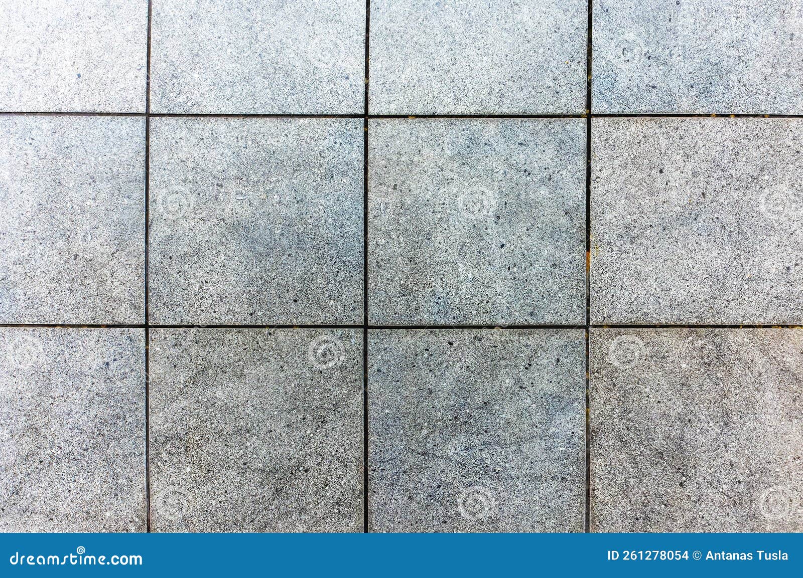 Footpath Pavement Tiles Texture Background, Top View Stock Photo