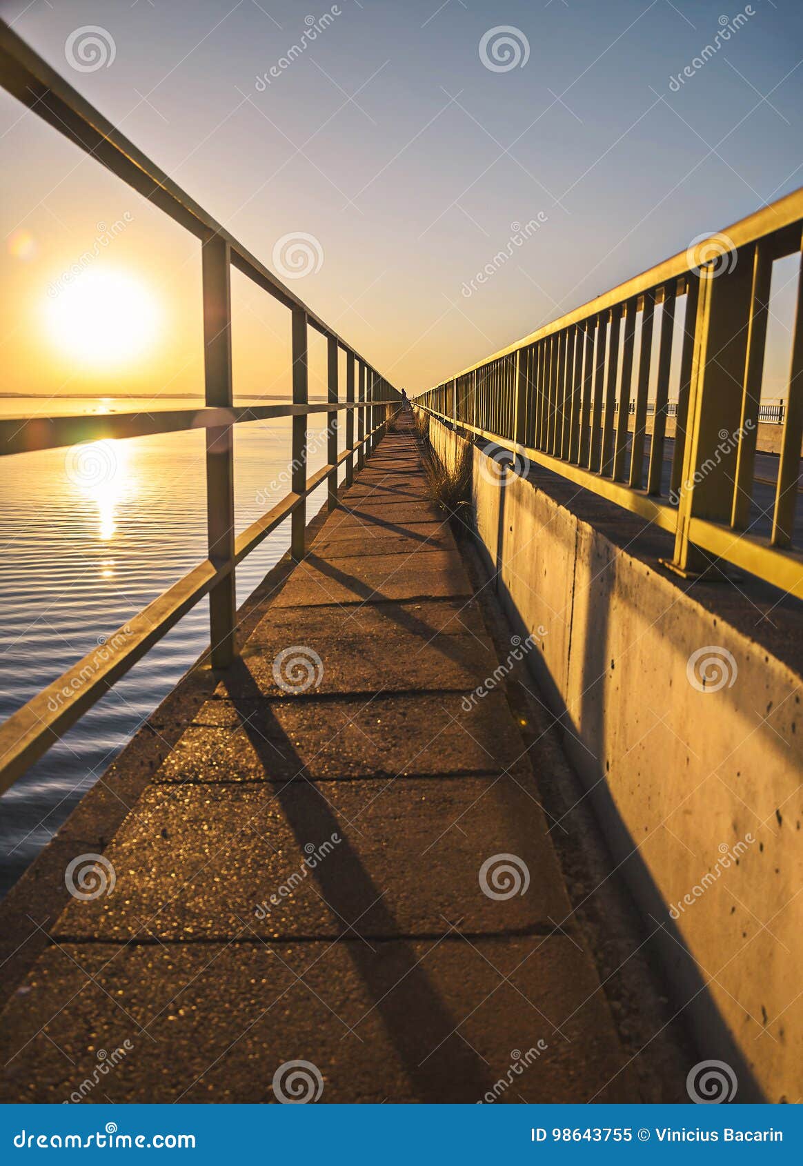 footpath for pedestrian crossing on the helio serejo bridge