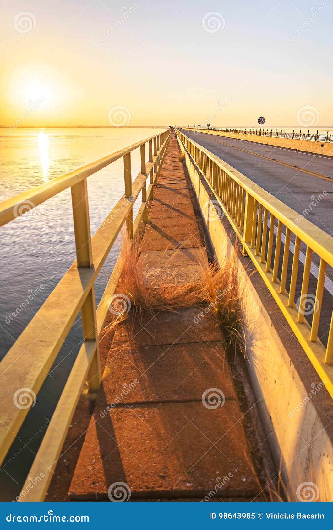 footpath for pedestrian crossing on the helio serejo bridge