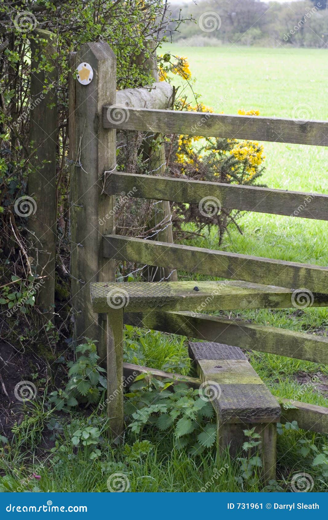footpath and stile, uk